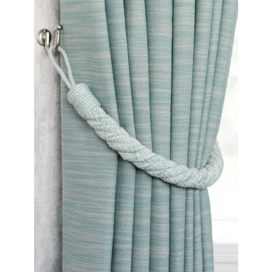 Laura Ashley Felton Rope Tiebacks (Pair) - Duck Egg
