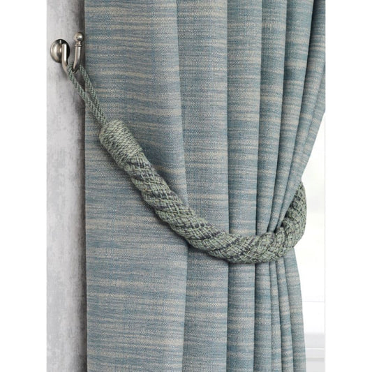 Laura Ashley Felton Rope Tiebacks (Pair) - Eucalyptus