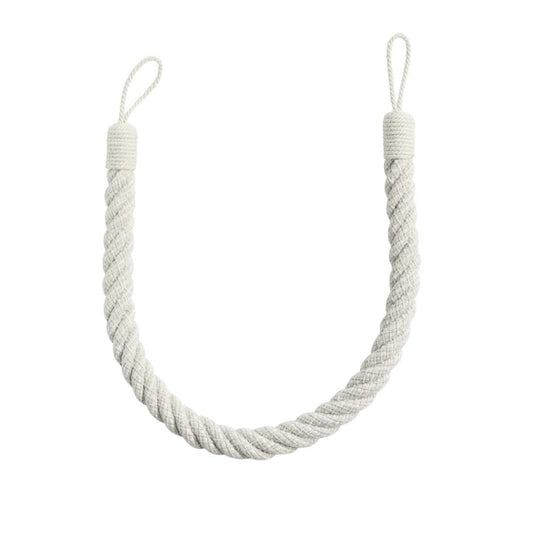 Laura Ashley Felton Rope Tiebacks (Pair) - Slate White