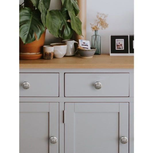 Laura Ashley Josette Drawer Pulls (Pack of 4) - Dove