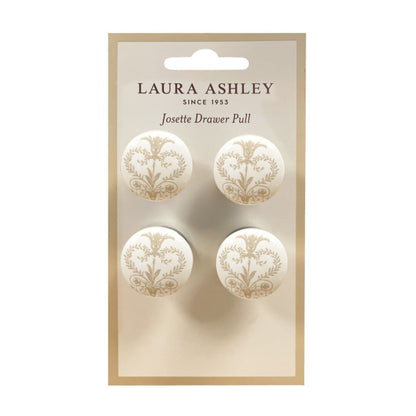 Laura Ashley Josette Drawer Pulls (Pack of 4) - Pearl