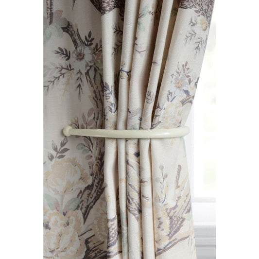 Laura Ashley Metal Curtain Holdbacks (Pair) - Cream