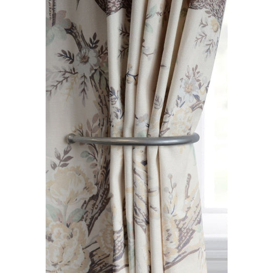 Laura Ashley Metal Curtain Holdbacks (Pair) - Grey
