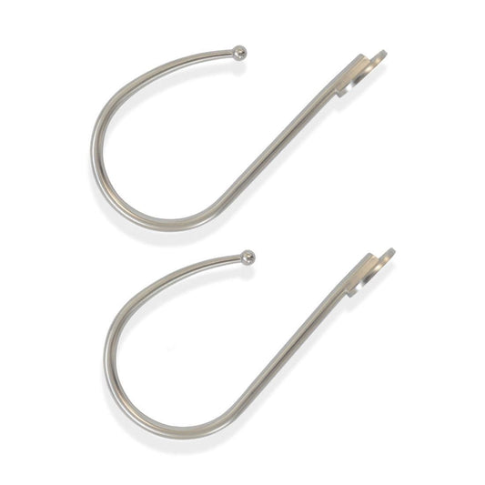 Laura Ashley Metal Curtain Holdbacks (Pair) - Matt Nickel