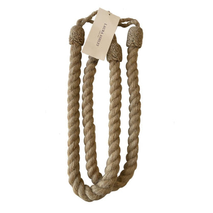 Laura Ashley Natural Rope Tiebacks (Pair) - Jute