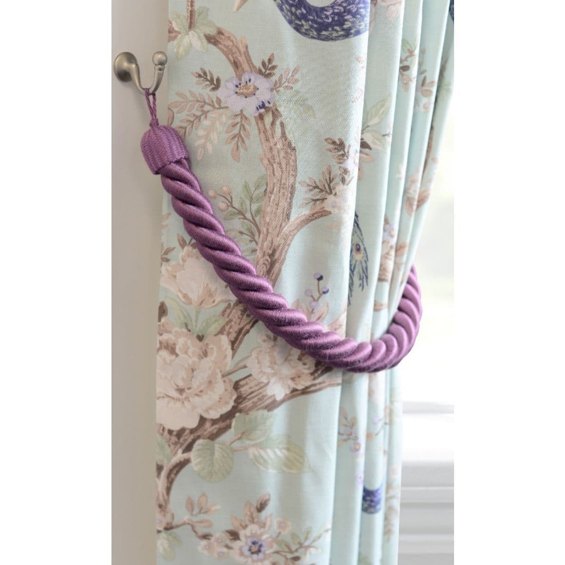 Laura Ashley Rope Tieback - Blackberry