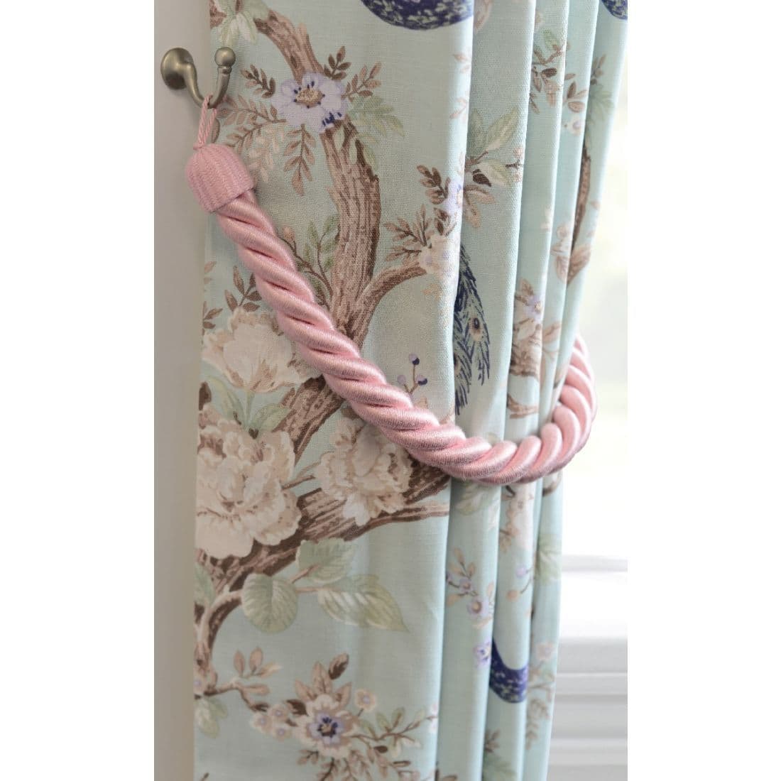 Laura Ashley Rope Tieback - Carnation