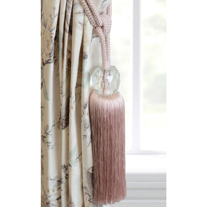 Laura Ashley Loren Glass Tassel Tieback - Blush