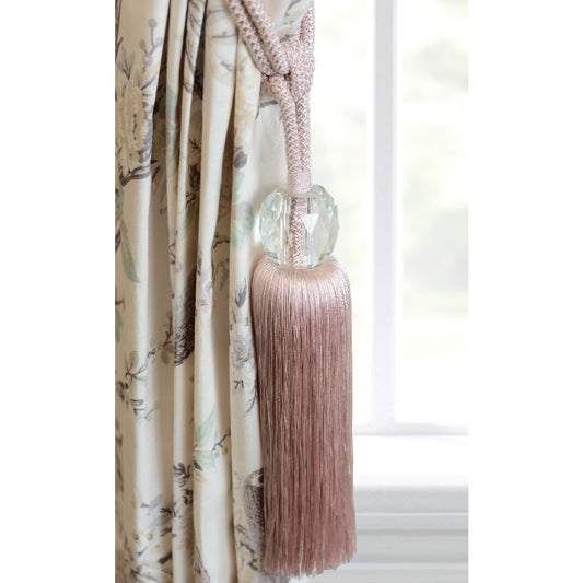 Laura Ashley Loren Glass Tassel Tieback - Blush