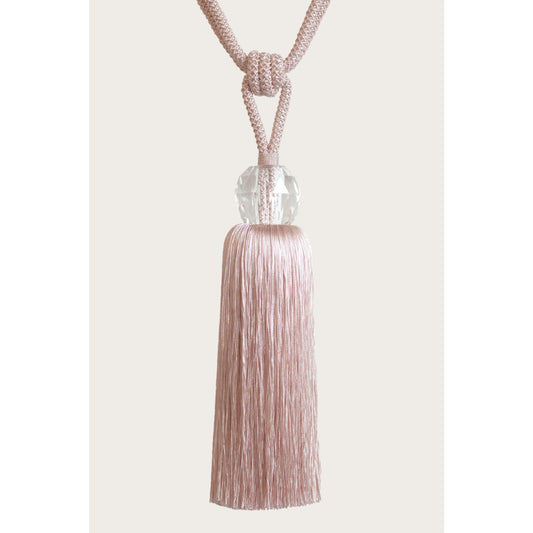 Laura Ashley Loren Glass Tassel Tieback - Blush