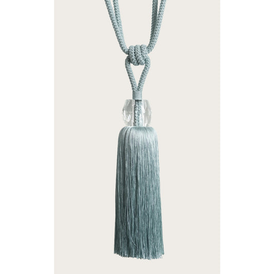 Laura Ashley Loren Glass Tassel Tieback - Pale Grey Green