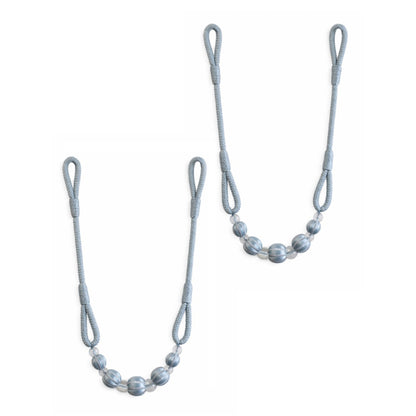 Laura Ashley Marrion Rope Tiebacks (Pair) - Dusky Blue