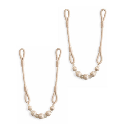 Laura Ashley Marrion Rope Tiebacks (Pair) - Pale Plaster