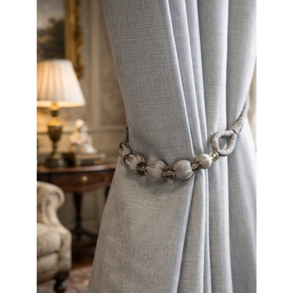 Laura Ashley Marrion Rope Tiebacks (Pair) - Silver