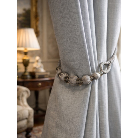 Laura Ashley Marrion Rope Tiebacks (Pair) - Silver