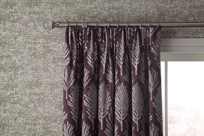 Hallis Neo Premium Clear Plain Ball 35mm Metal Curtain Pole - Stainless Steel