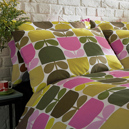 Orla Kiely Multi Block Stem Duvet Cover Set - Multi