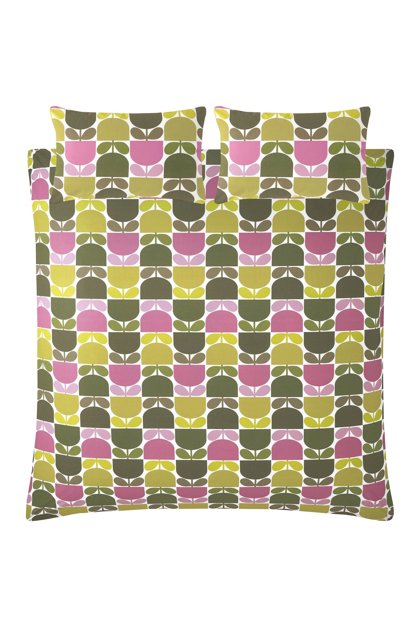Orla Kiely Multi Block Stem Duvet Cover Set - Multi