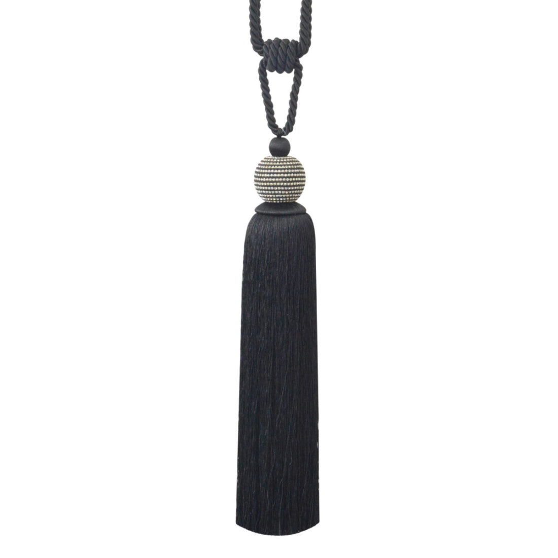 Jones Palais Tassel Tieback - Black