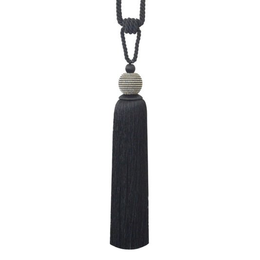 Jones Palais Tassel Tieback - Black