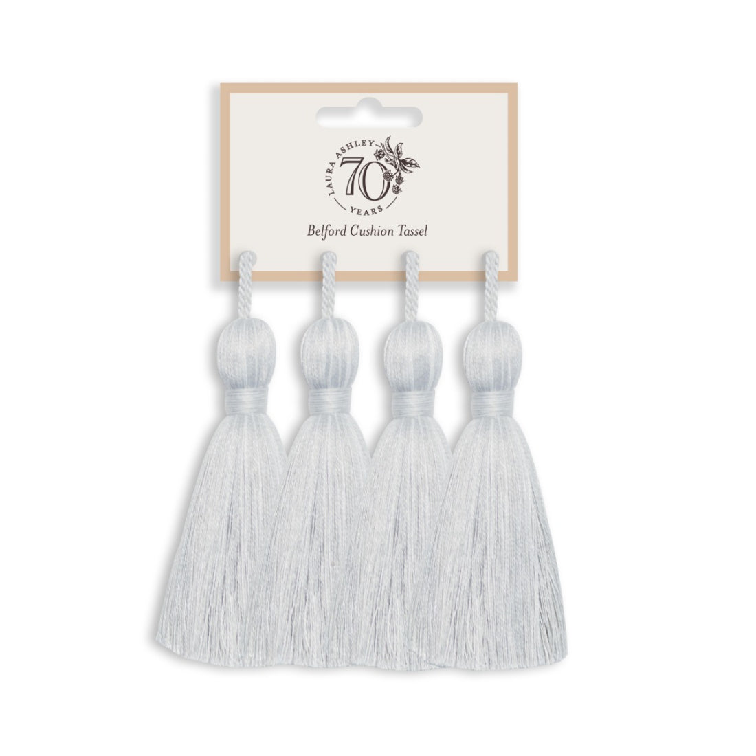 Laura Ashley Belford Cushion Tassel (Pack of 4) - Steel