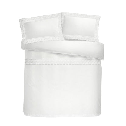 Renaissance Duvet Cover Set by Serene in White - Duvet Cover Set - Serene