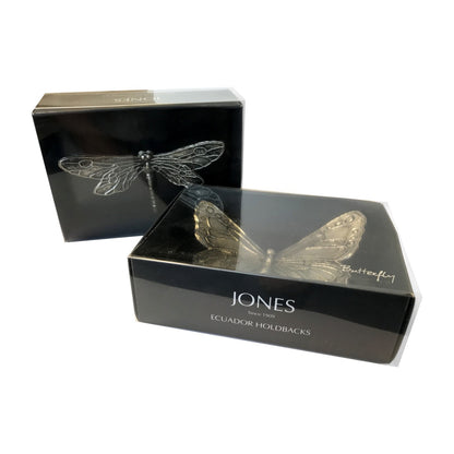 Jones Ecuador Dragonfly Metal Curtain Holdback - Antique Silver
