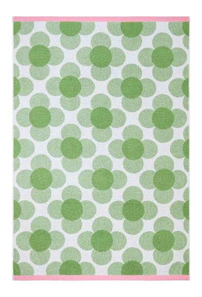 Orla Kiely Retro Flower Bath Towels - Clover