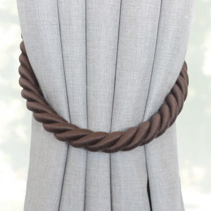 Laura Ashley Rope Tieback - Chestnut Brown