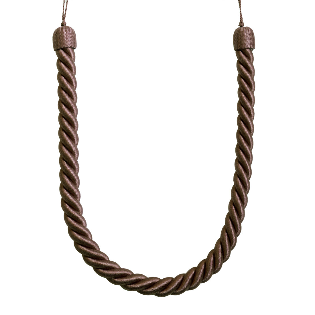 Laura Ashley Rope Tieback - Chestnut Brown