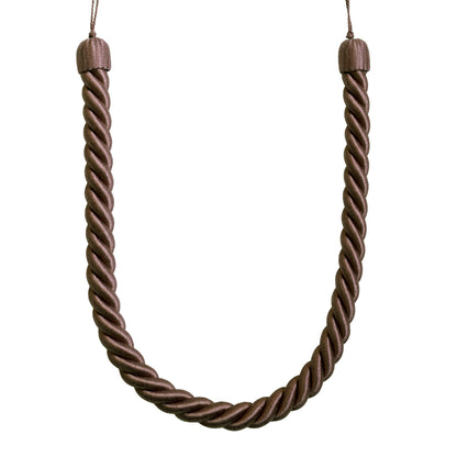 Laura Ashley Rope Tieback - Chestnut Brown