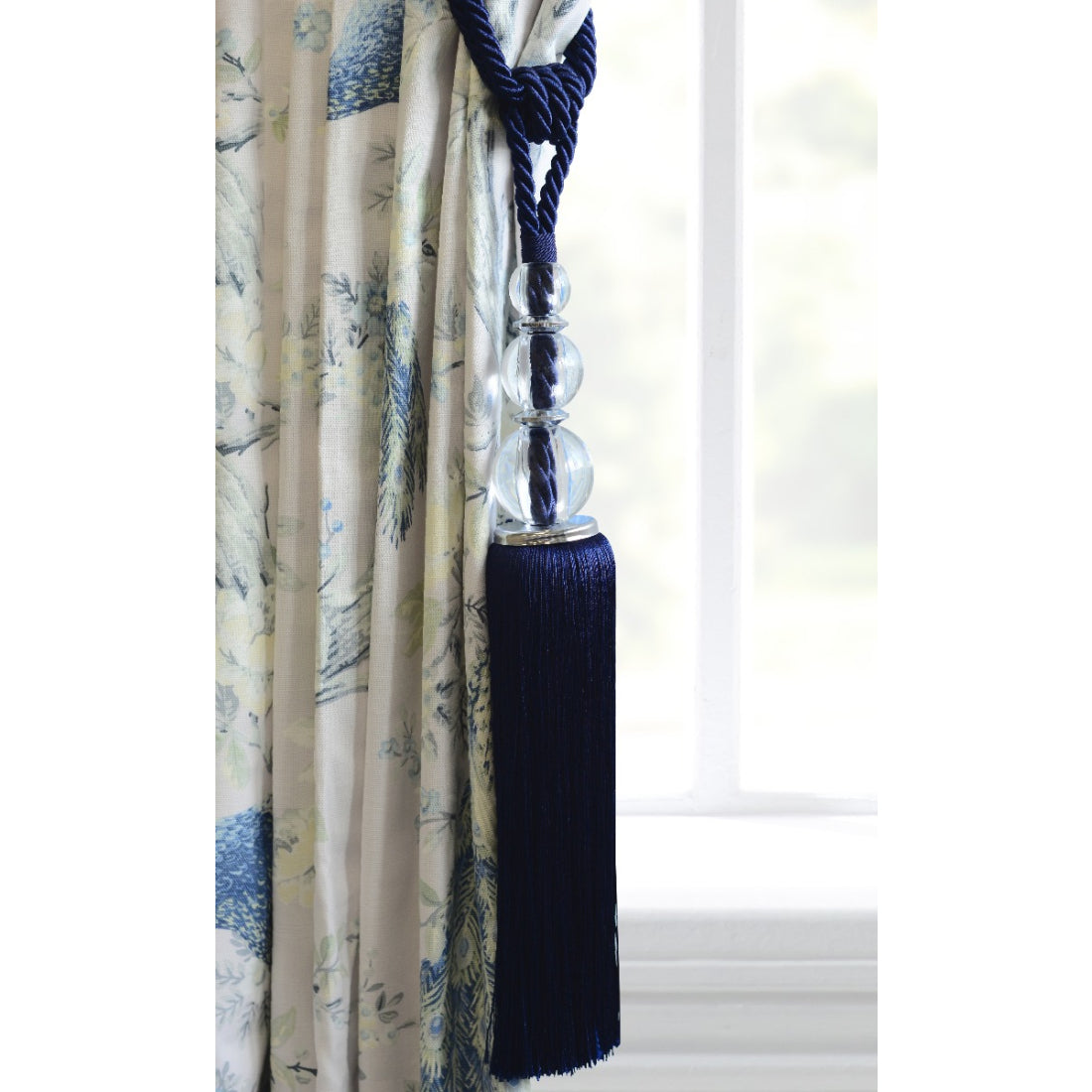 Laura Ashley Selby Tassel Tieback - Midnight