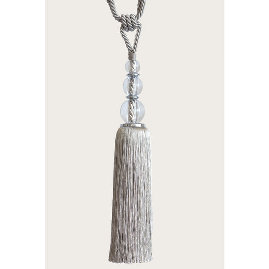 Laura Ashley Selby Tassel Tieback - Silver