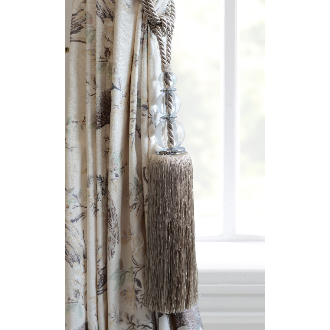 Laura Ashley Selby Tassel Tieback - Truffle