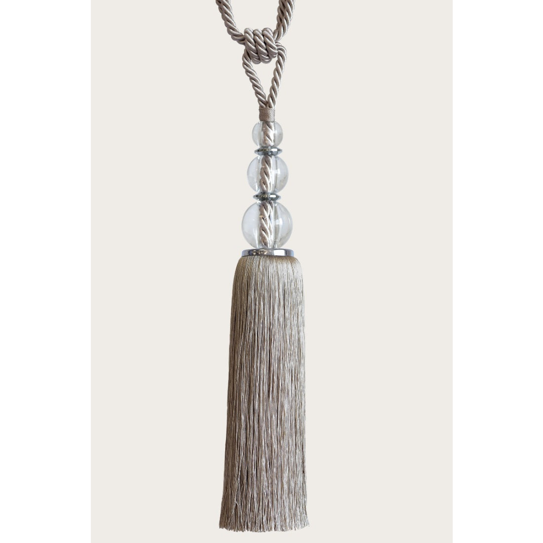 Laura Ashley Selby Tassel Tieback - Truffle