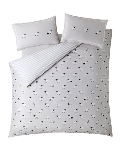 Sophie Allport Sheep Duvet Cover Set - Oatmeal