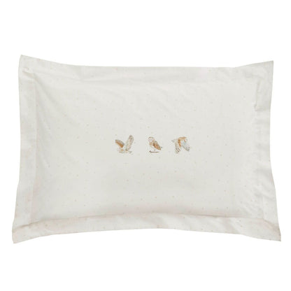 Sophie Allport Snowy Owls Duvet Cover Set - White