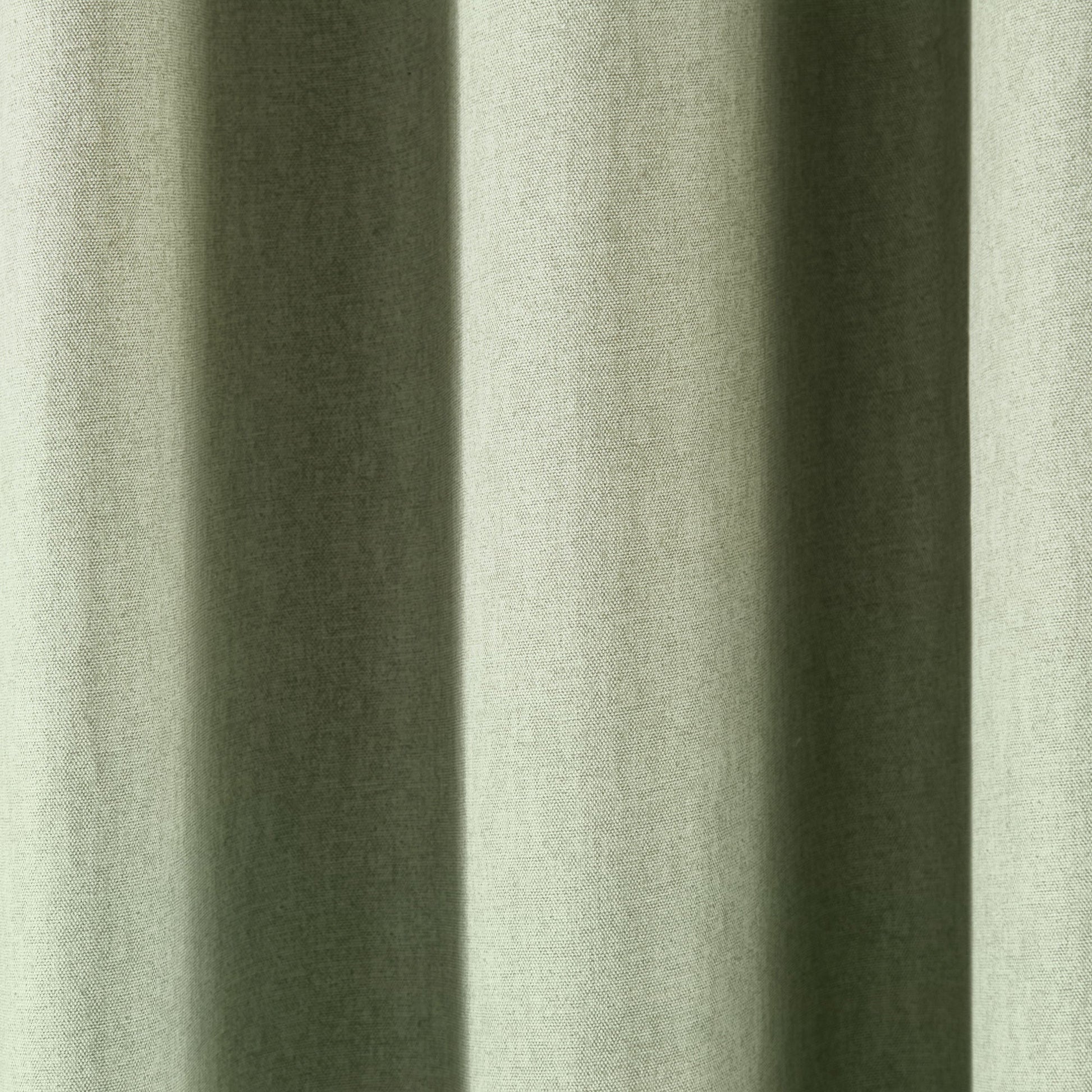 Sorbonne Pair of Eyelet Curtains by Fusion in Green - Pair of Eyelet Curtains - Fusion
