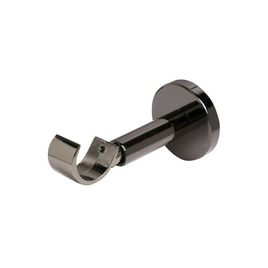 Speedy 28mm IDC Extendable Metal Curtain Pole Bracket - Polished Graphite