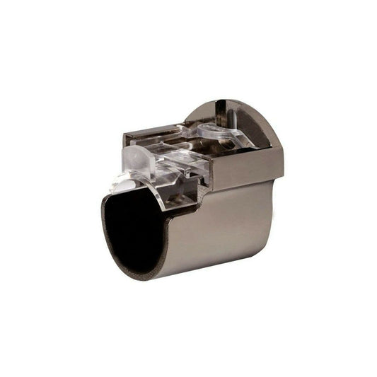 Speedy 28mm Metal Recess Brackets (Pair) - Polished Graphite