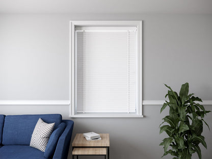 Speedy 50mm Faux Wood PVC Venetian Blind - White