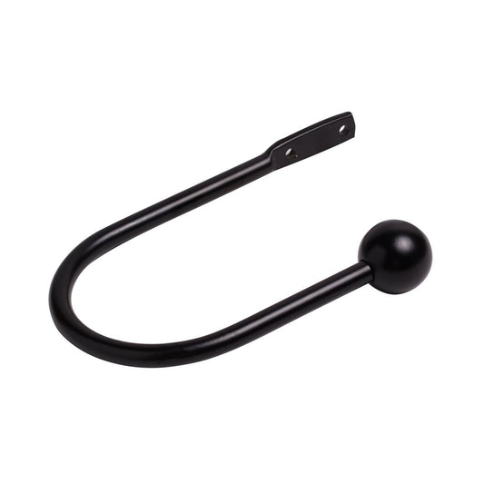 Speedy Ball Metal Curtain Holdbacks (Pair) - Matt Black