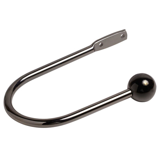 Speedy Ball Metal Curtain Holdbacks (Pair) - Polished Graphite