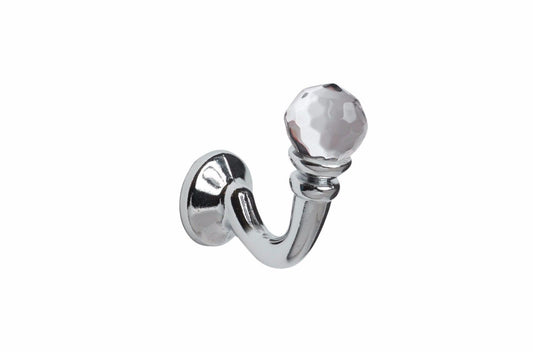 Speedy Crystal Palma Metal Curtain Tieback Hooks (Pair) - Chrome