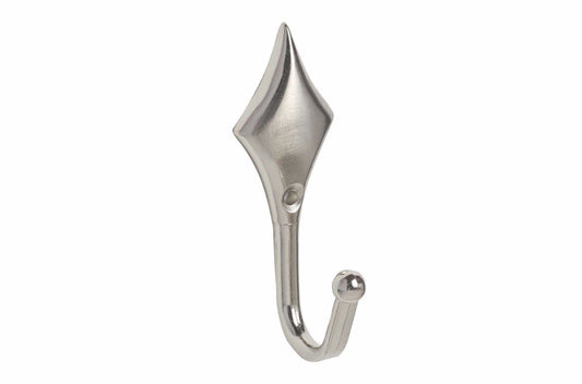 Speedy Diamond Metal Curtain Tieback Hooks (Pair) - Satin Silver