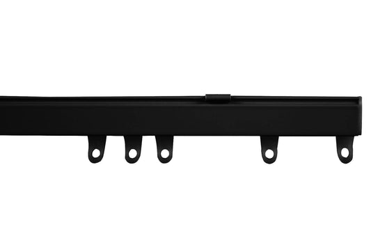Speedy Fineline Bendable Metal Curtain Track - Matt Black