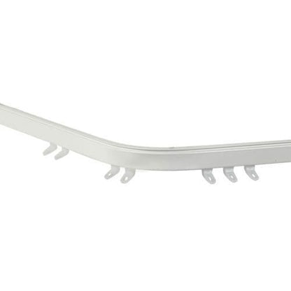 Speedy Fineline Bendable Metal Curtain Track - White
