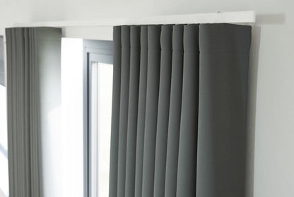 Speedy Fineline Bendable Metal Curtain Track - White