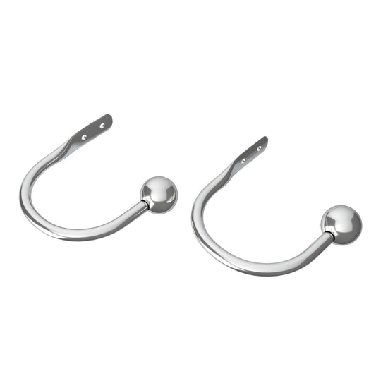 Speedy Finesse Metal Curtain Holdbacks (Pair) - Chrome