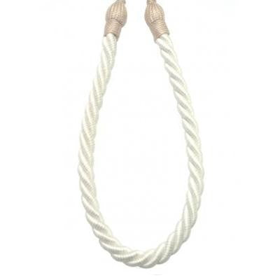 Speedy Milan Rope Tiebacks (Pair) - Natural Light